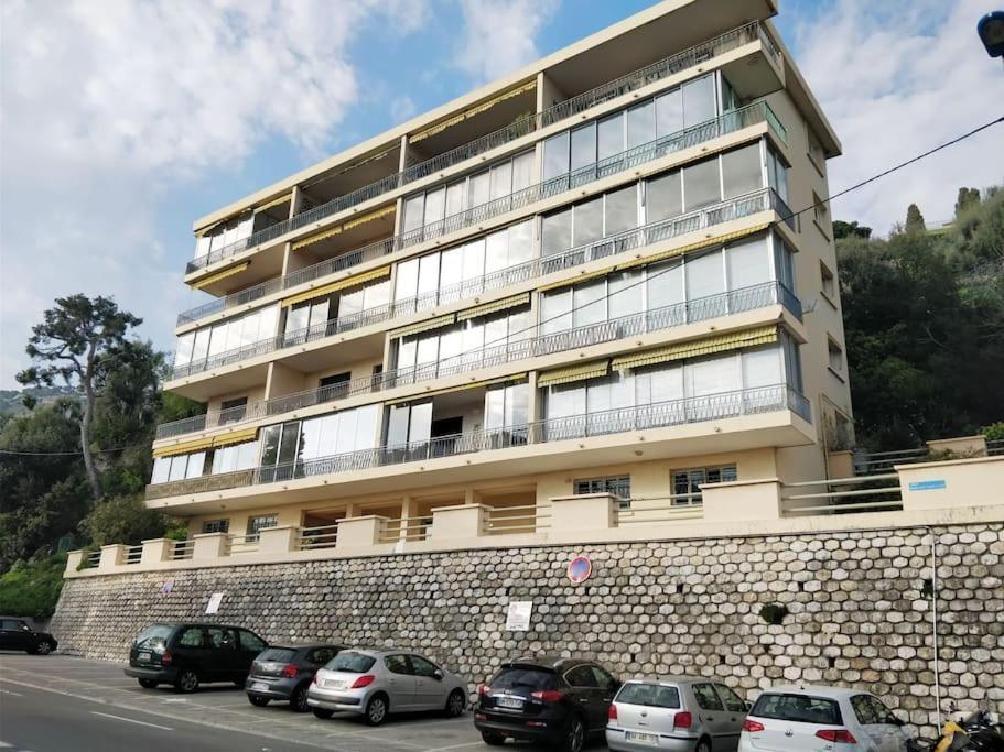 Vintage Flat On Villefranche Bay - Free Car Park Exteriér fotografie