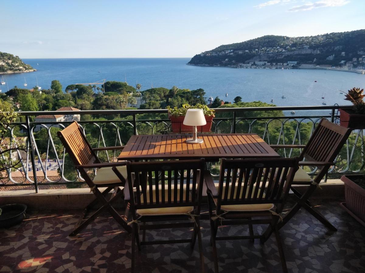 Vintage Flat On Villefranche Bay - Free Car Park Exteriér fotografie