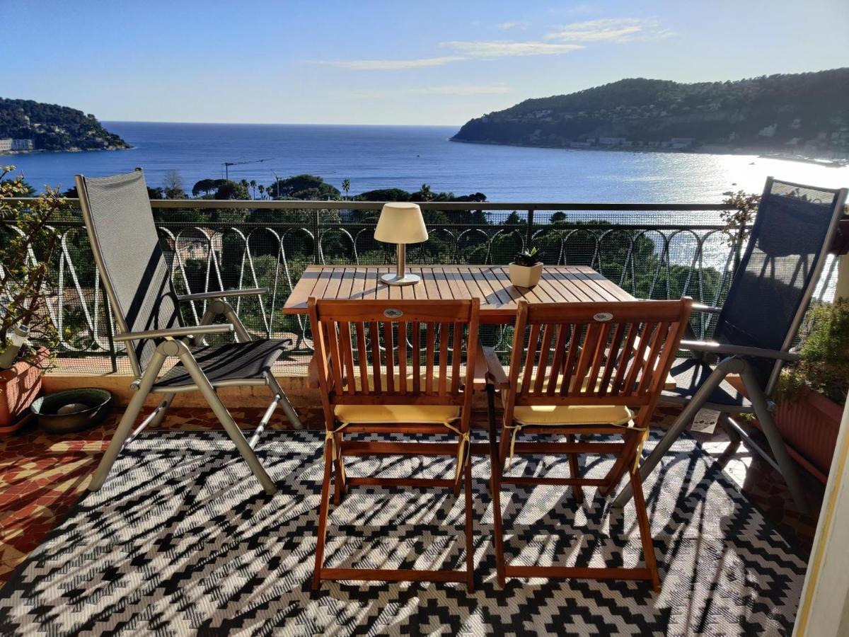 Vintage Flat On Villefranche Bay - Free Car Park Exteriér fotografie